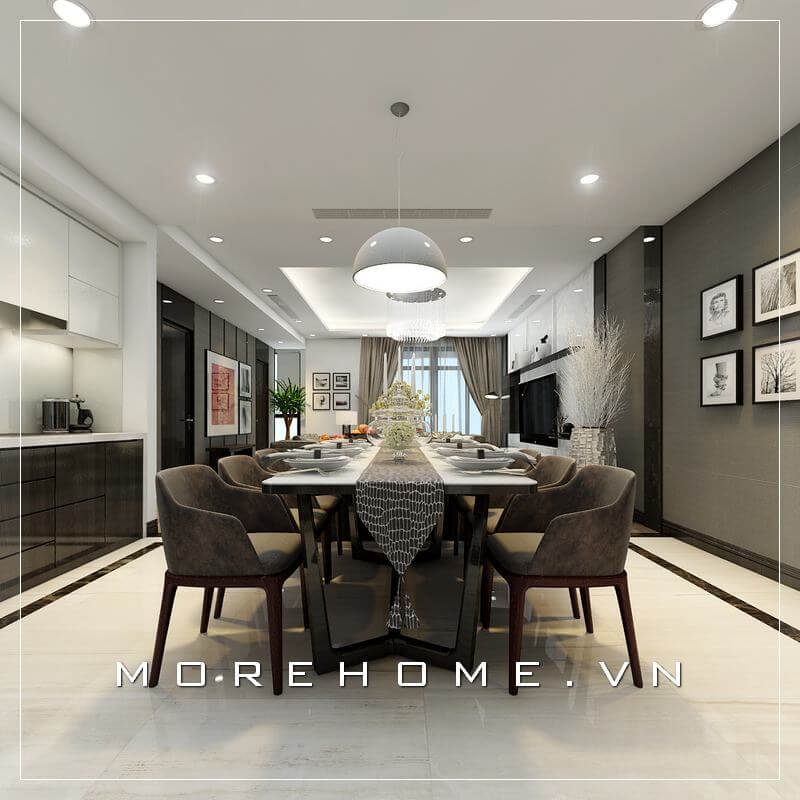 Mẫu bàn ăn đẹp MoreHome